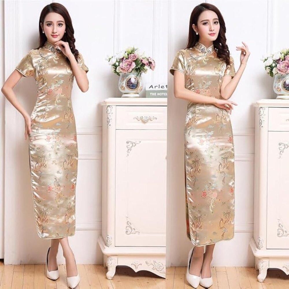 Gold Chinese Dress